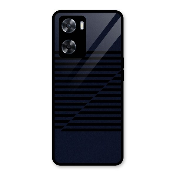 Classic Stripes Cut Glass Back Case for Oppo A57 2022