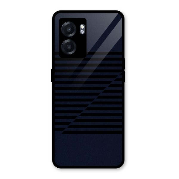 Classic Stripes Cut Glass Back Case for Oppo K10 (5G)