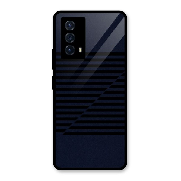 Classic Stripes Cut Glass Back Case for Vivo iQOO Z5