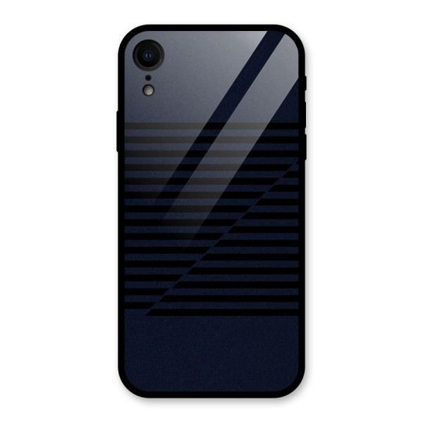 Classic Stripes Cut Glass Back Case for XR