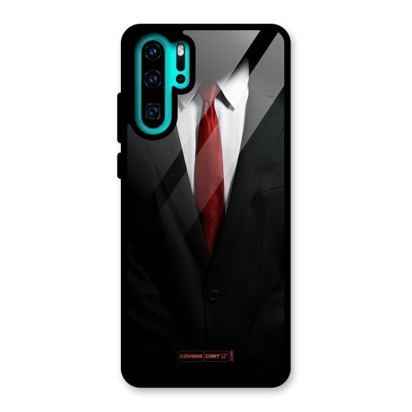 Classic Suit Glass Back Case for Huawei P30 Pro