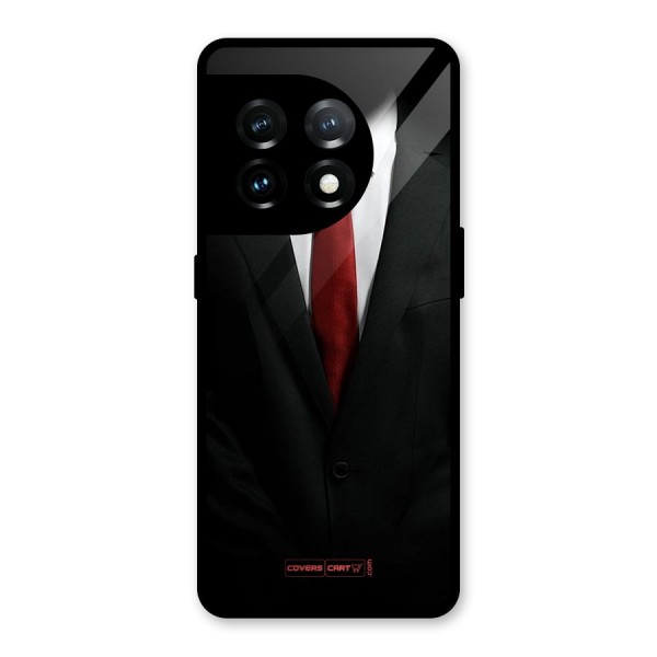 Classic Suit Glass Back Case for OnePlus 11