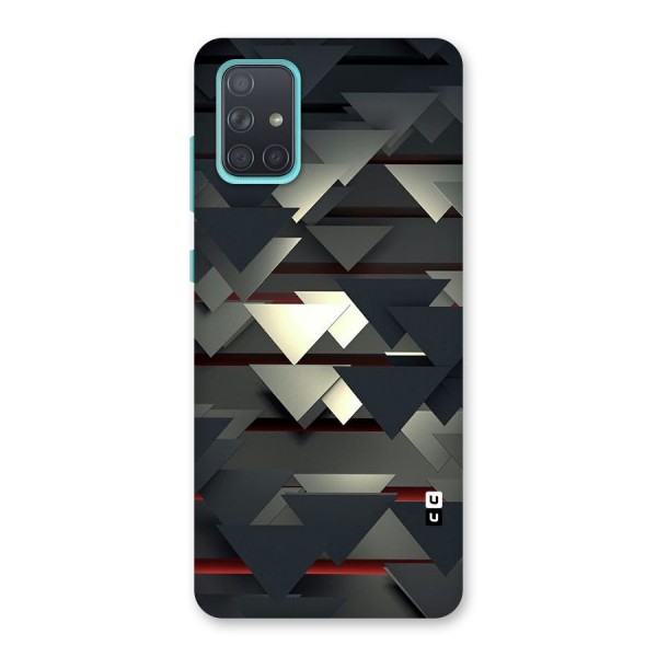 Classic Triangles Design Back Case for Galaxy A71