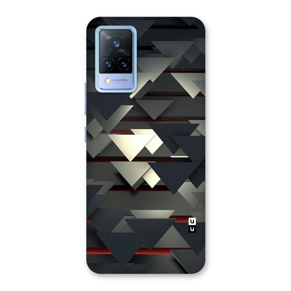 Classic Triangles Design Back Case for Vivo V21 5G