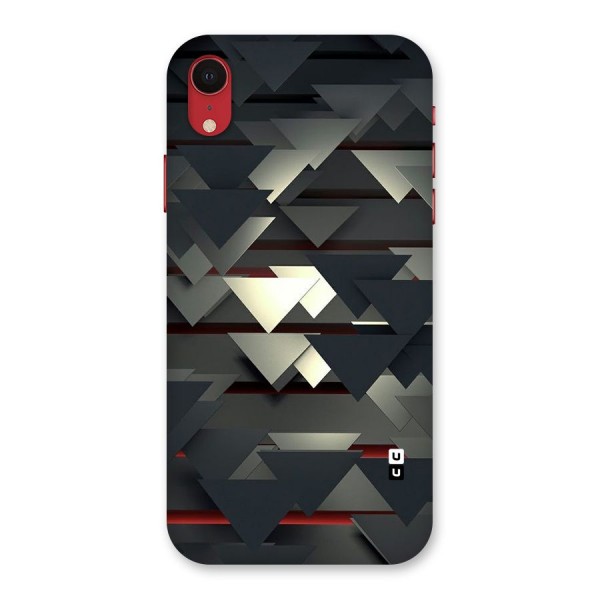 Classic Triangles Design Back Case for iPhone XR