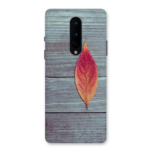 Classic Wood Leaf Back Case for OnePlus 8