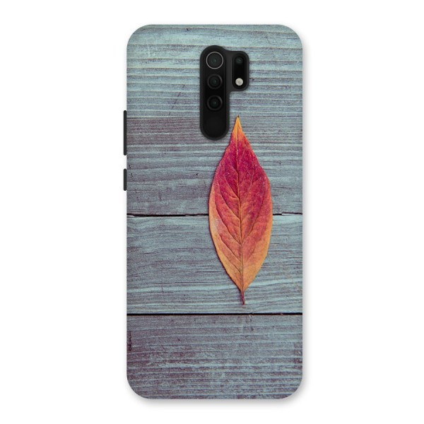 Classic Wood Leaf Back Case for Poco M2