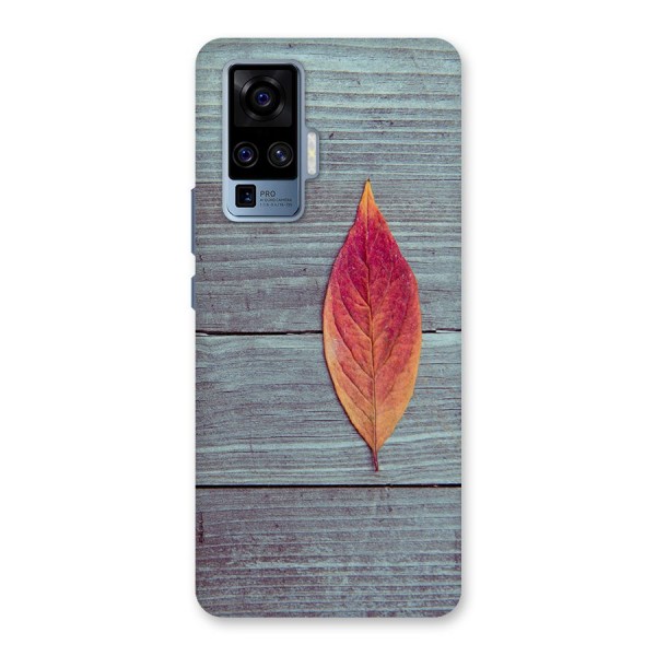 Classic Wood Leaf Back Case for Vivo X50 Pro