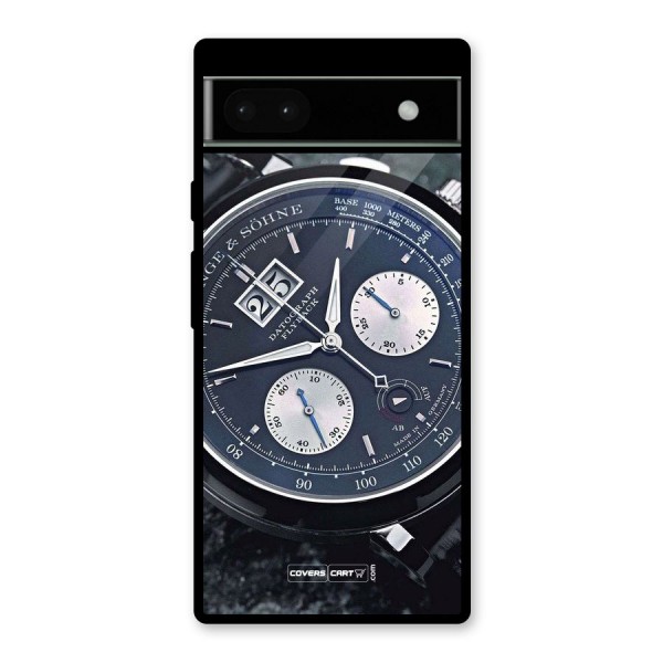 Classic Wrist Watch Glass Back Case for Google Pixel 6a