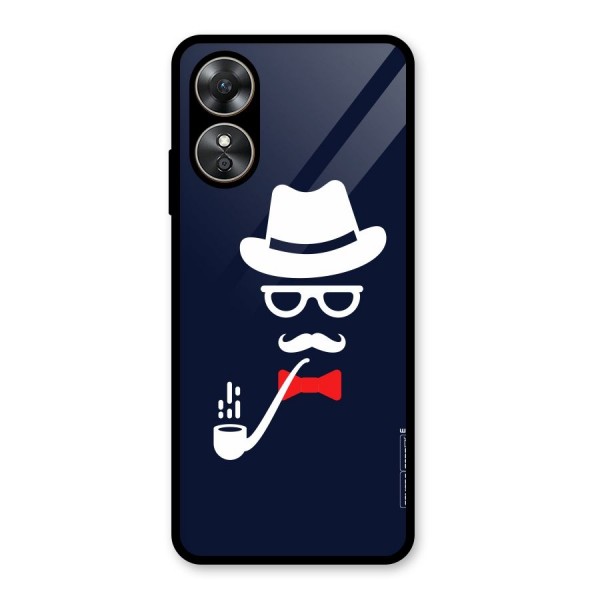 Classy Dad Glass Back Case for Oppo A17