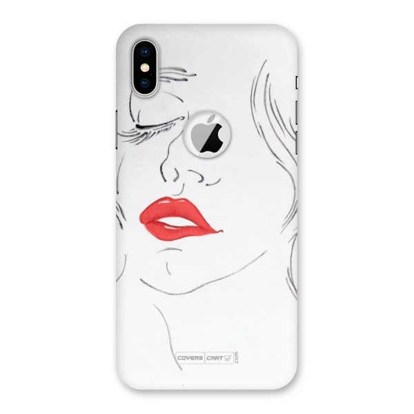 Classy Girl Back Case for iPhone XS Logo Cut