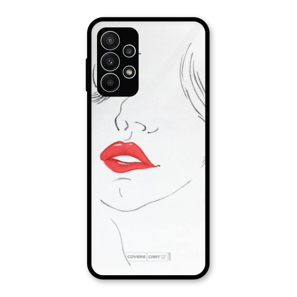 Classy Girl Glass Back Case for Galaxy A23