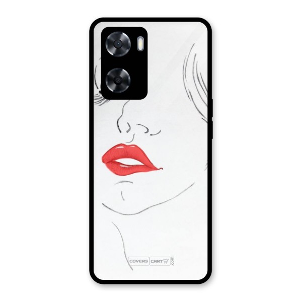 Classy Girl Glass Back Case for Oppo A57 2022