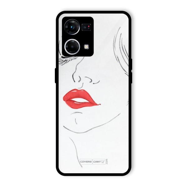 Classy Girl Glass Back Case for Oppo F21s Pro 4G