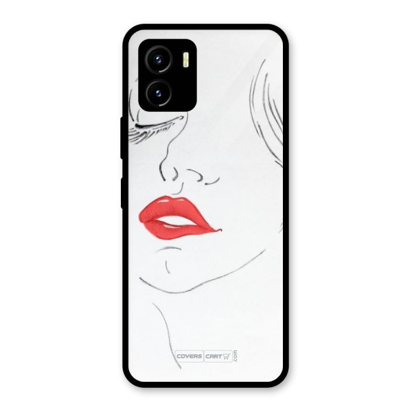 Classy Girl Glass Back Case for Vivo Y15s