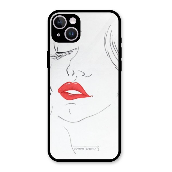 Classy Girl Glass Back Case for iPhone 14 Plus