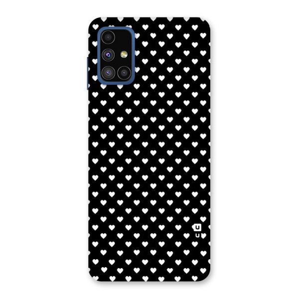 Classy Hearty Polka Back Case for Galaxy M51