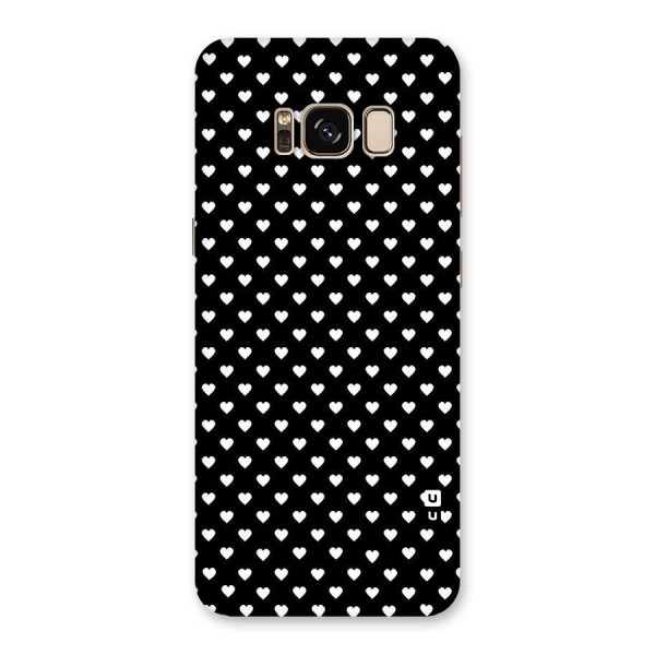 Classy Hearty Polka Back Case for Galaxy S8