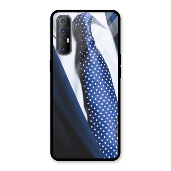 Classy Tie Glass Back Case for Oppo Reno3 Pro