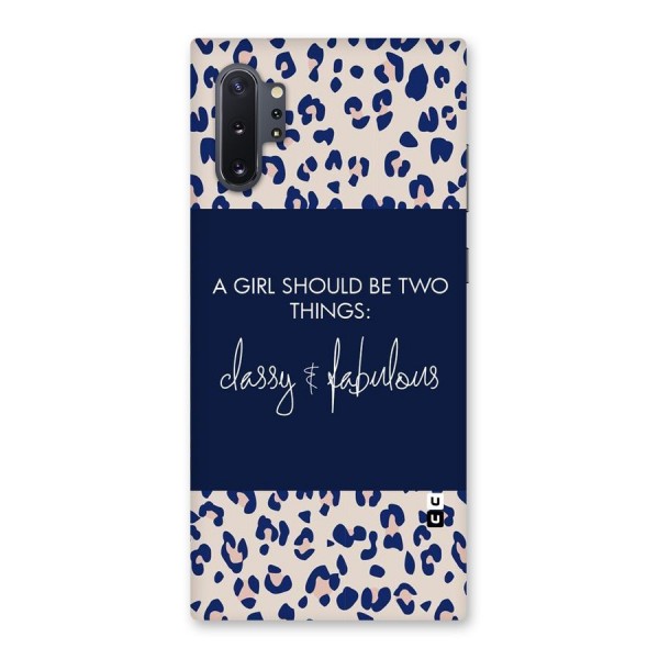 Classy and Fabulous Back Case for Galaxy Note 10 Plus