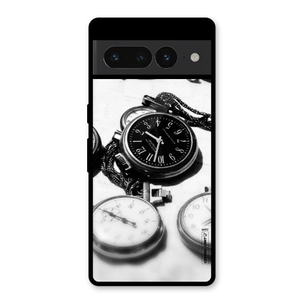 Clock Collection Glass Back Case for Google Pixel 7 Pro