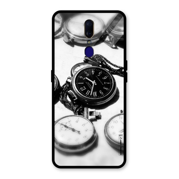 Clock Collection Glass Back Case for Oppo F11