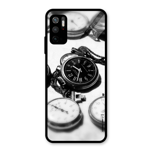 Clock Collection Glass Back Case for Poco M3 Pro 5G