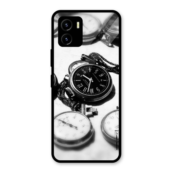 Clock Collection Glass Back Case for Vivo Y15s