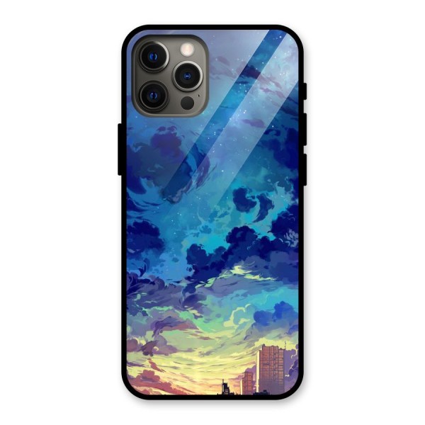 Cloud Art Glass Back Case for iPhone 12 Pro Max