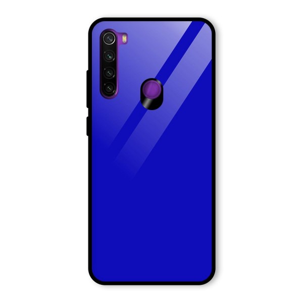 Cobalt Blue Glass Back Case for Redmi Note 8