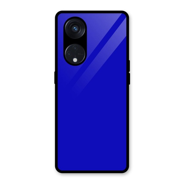 Cobalt Blue Glass Back Case for Reno8 T 5G