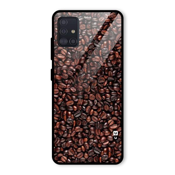 Cocoa Beans Glass Back Case for Galaxy A51