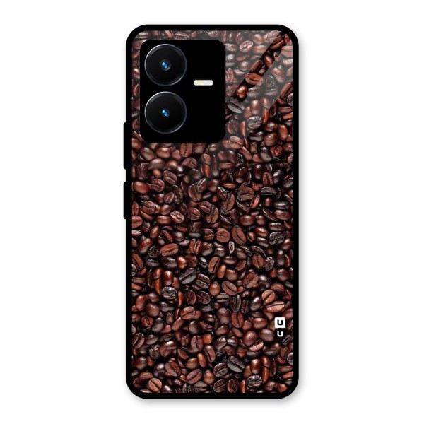 Cocoa Beans Glass Back Case for Vivo Y22