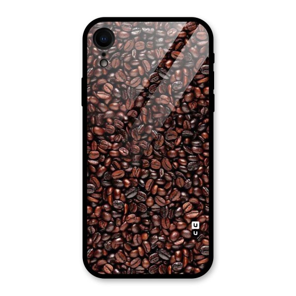 Cocoa Beans Glass Back Case for XR