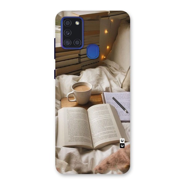 Coffee And Books Back Case for Galaxy A21s