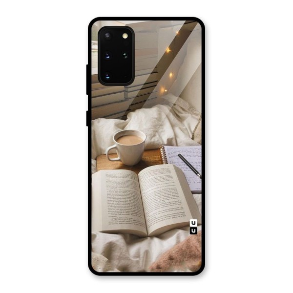 Coffee And Books Glass Back Case for Galaxy S20 Plus