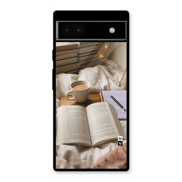 Coffee And Books Glass Back Case for Google Pixel 6a