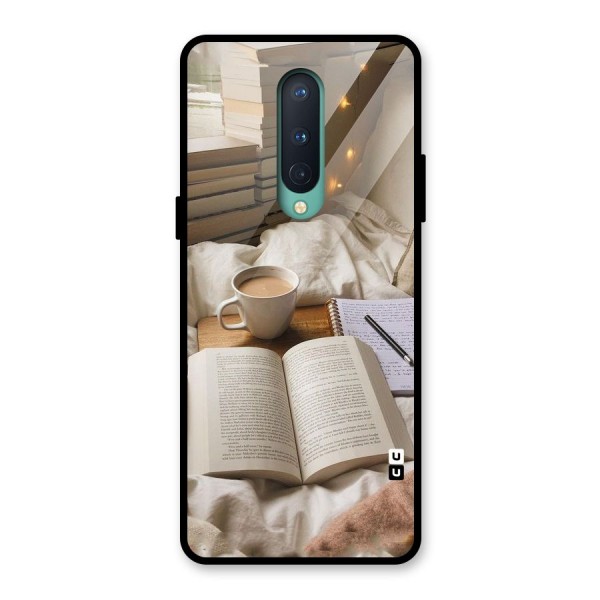 Coffee And Books Glass Back Case for OnePlus 8