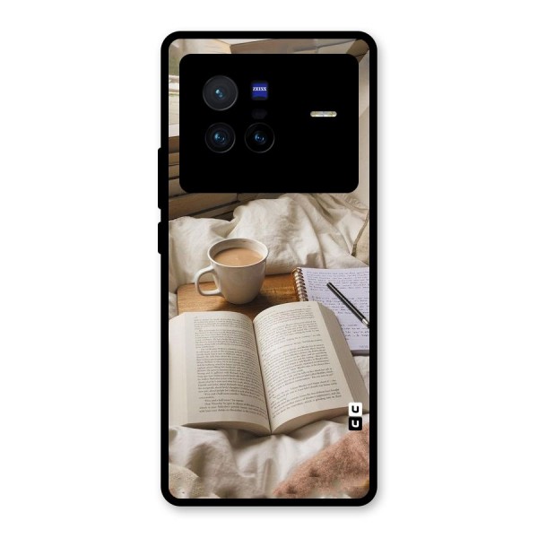 Coffee And Books Glass Back Case for Vivo X80