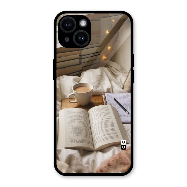 Coffee And Books Glass Back Case for iPhone 14