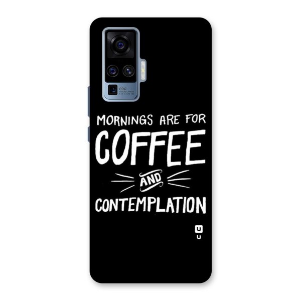 Coffee And Contemplation Back Case for Vivo X50 Pro