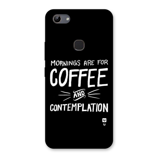 Coffee And Contemplation Back Case for Vivo Y81