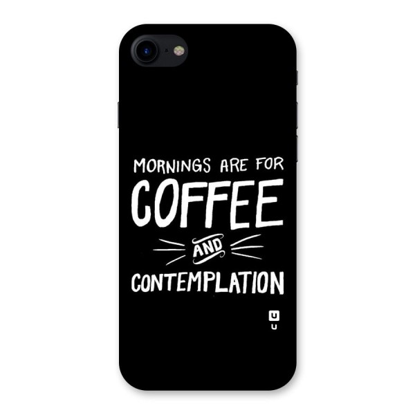 Coffee And Contemplation Back Case for iPhone SE 2020