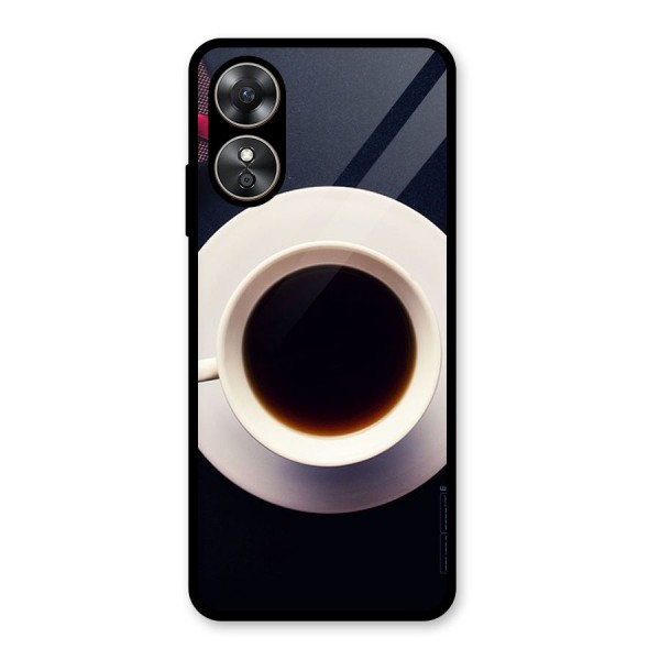 Coffee And Cookies Glass Back Case for Oppo A17