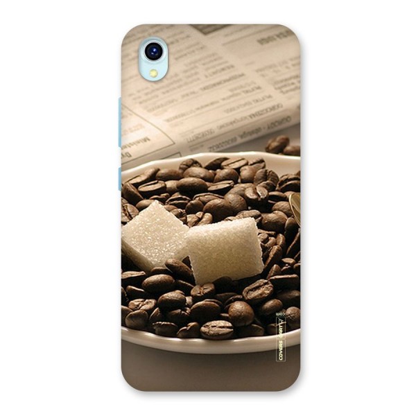 Coffee And Sugar Cubes Back Case for Vivo Y1s