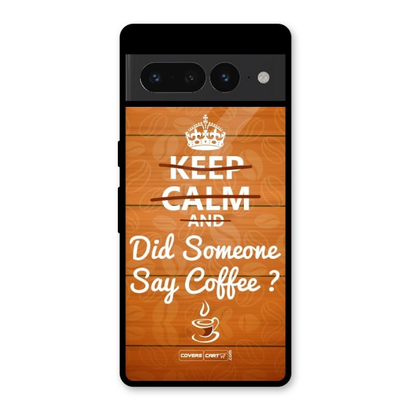 Coffee Ardour Glass Back Case for Google Pixel 7 Pro