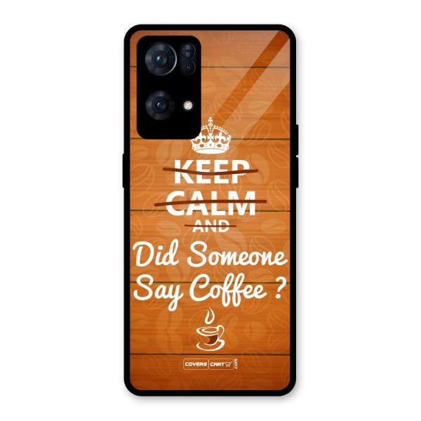 Coffee Ardour Glass Back Case for Oppo Reno7 Pro 5G