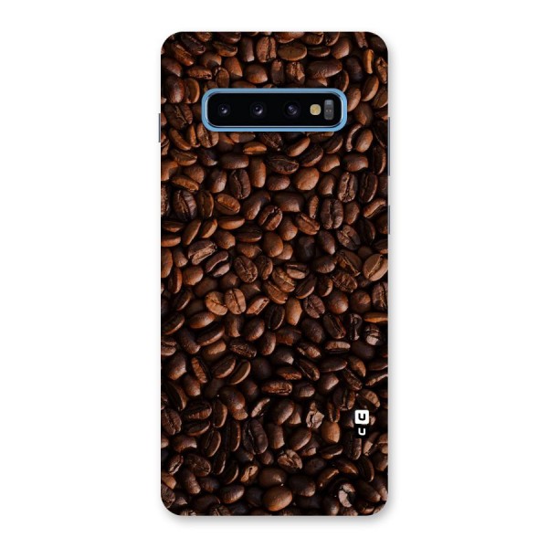 Coffee Beans Scattered Back Case for Galaxy S10 Plus