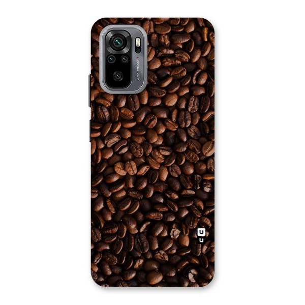 Coffee Beans Scattered Back Case for Redmi Note 10