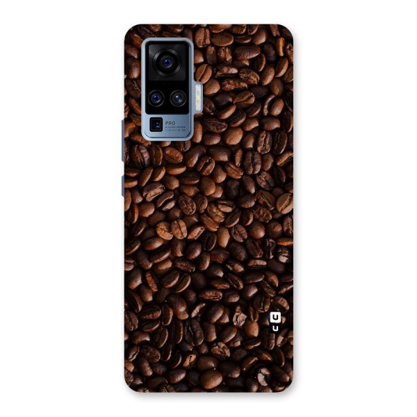 Coffee Beans Scattered Back Case for Vivo X50 Pro